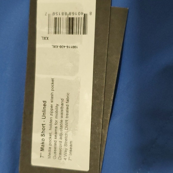 NWT RHONE 7" MAKO UNLINED XXL SHORT - Picture 4 of 6